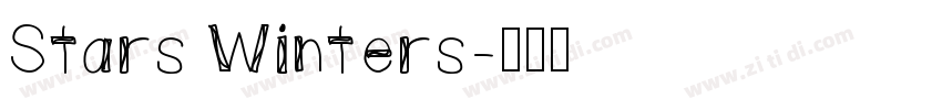 Stars Winters字体转换